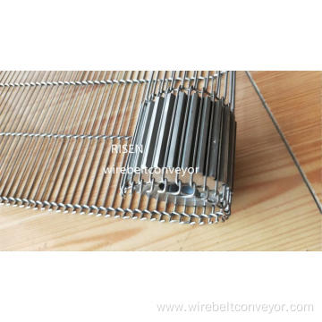 Metal wire conveyor stainless steel belt